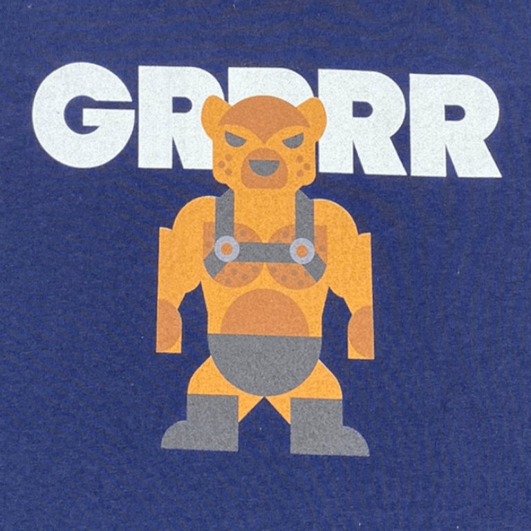 Mischief Mates Mischief Mates GRRRR Leather Bear Pride T-Shirt
