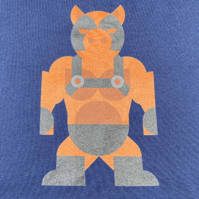 Mischief Mates Mischief Mates Leather Pride Pig T-shirt - Hamm