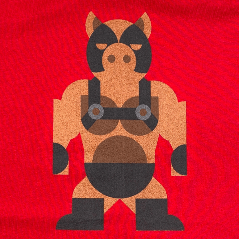 Mischief Mates Mischief Mates Leather Pride Pig T-shirt - Hamm