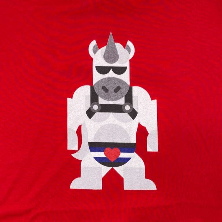 Mischief Mates Mischief Mates Leather Pride Unicorn T-shirt - Bruno