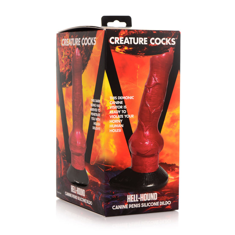 Creature Cocks Creature Cocks Hell-Hound Canine Penis Silicone Dildo