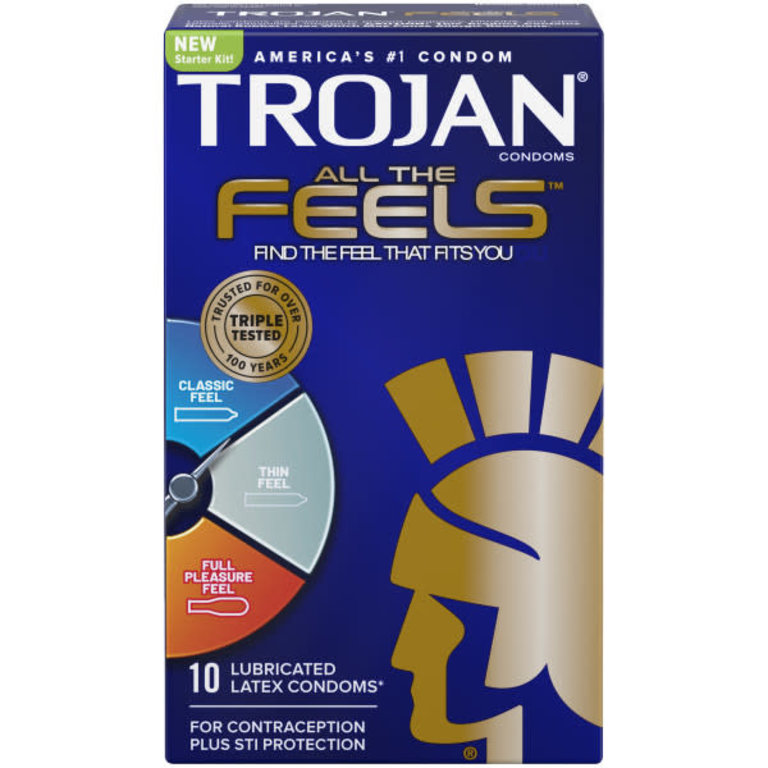 Trojan Trojan - All The Feels Latex Condoms (10 ct.)