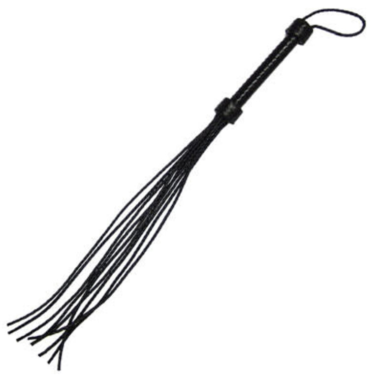 Kookie Kookie - Weaved Nine Tip Flogger Black