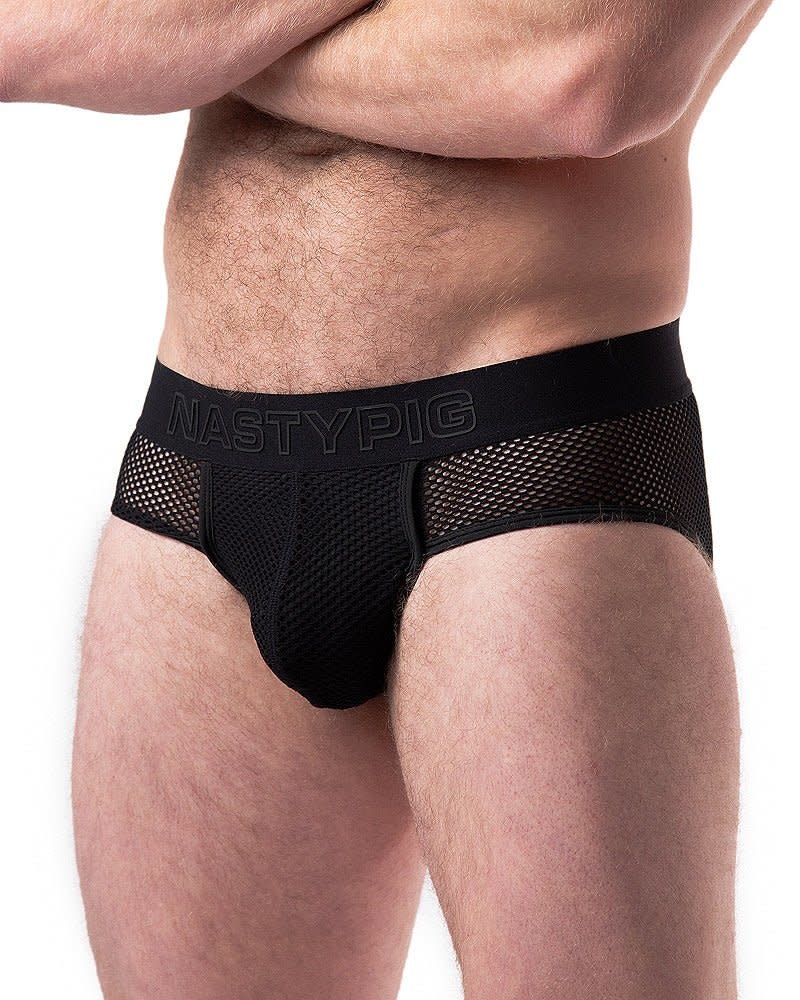 Nasty Pig Open Access Brief - Black - Doghouse Leathers