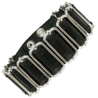 Kookie Kookie - Leather And Links Armband