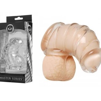 Master Series Master Series Detained Soft Body Chastity Cage Clear