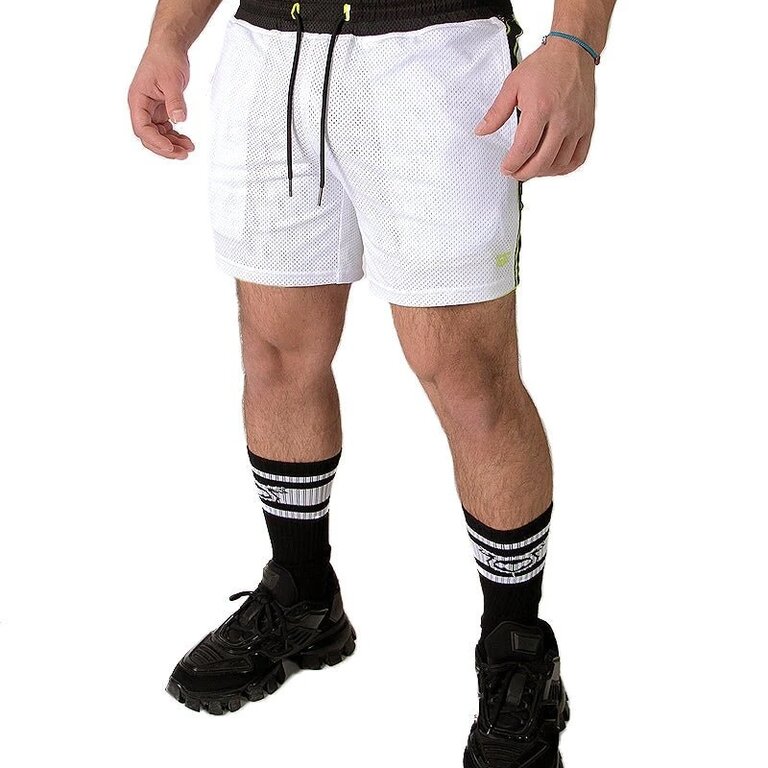 Nasty Pig Nasty Pig Revers Rugby Short - White / Black