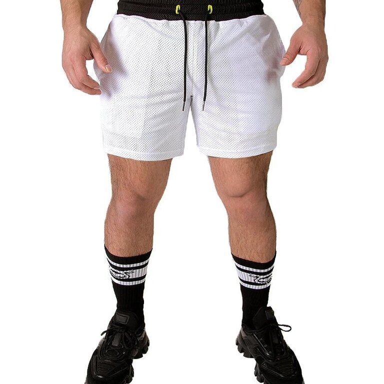 Nasty Pig Nasty Pig Revers Rugby Short - White / Black