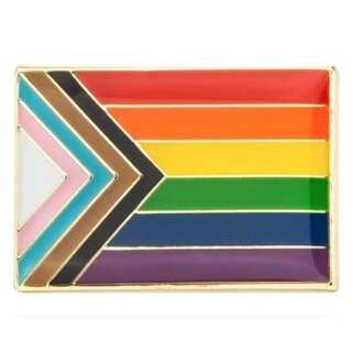 Pride not Prejudice Pride Pin - Regular Flag