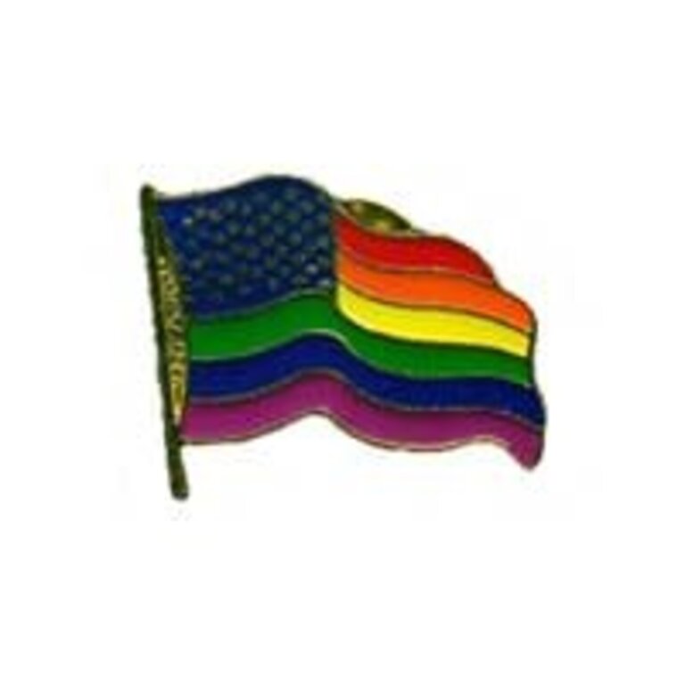 Pride not Prejudice Pride Pin - Wavy Flag