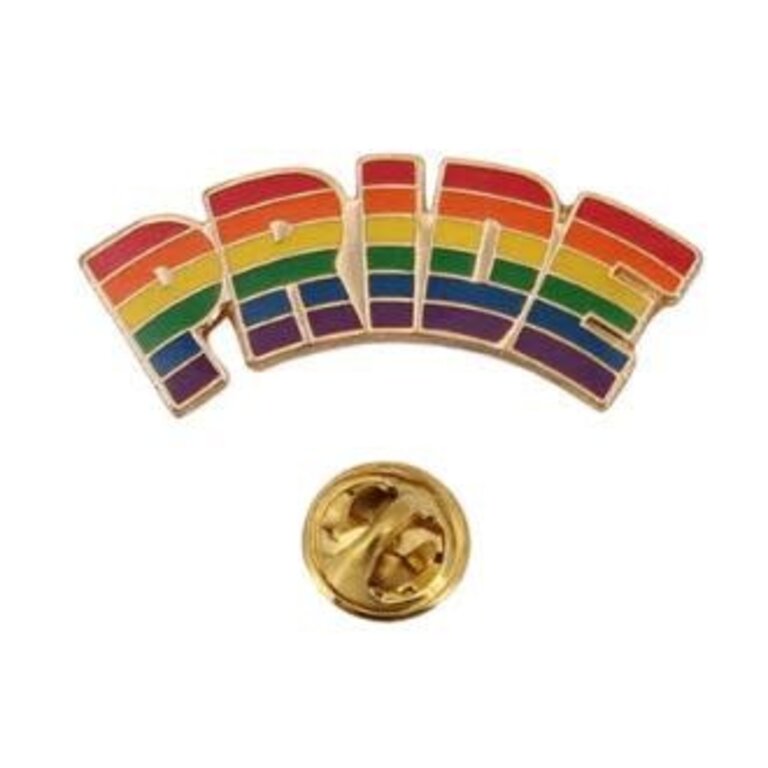 Pride not Prejudice Pride Pin Rainbow Pride
