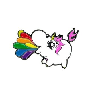 Pride not Prejudice Pride Lapel Pin Rainbow Unicorn