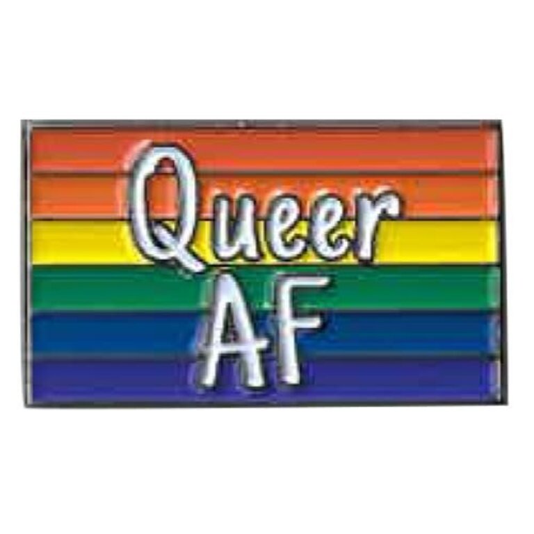 Pride not Prejudice Pride Lapel Pin Queer AF