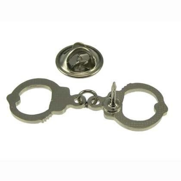 Pride not Prejudice Pride Lapel Pin Handcuffs