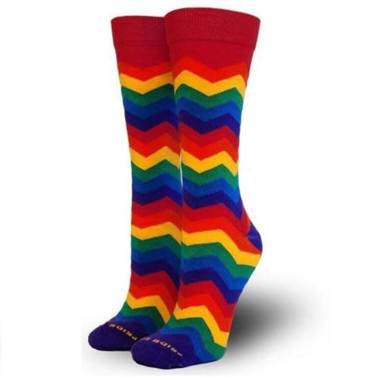 Pride not Prejudice Pride Socks Zig Zagg Sock - Pair