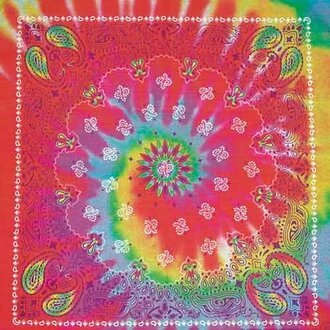 The Bandanna Co. Bandanna Co. Tie Dye Paisley 22" X 22" The Bandanna Co. Bandanna Co. Tie Dye Paisley 22" X 22"