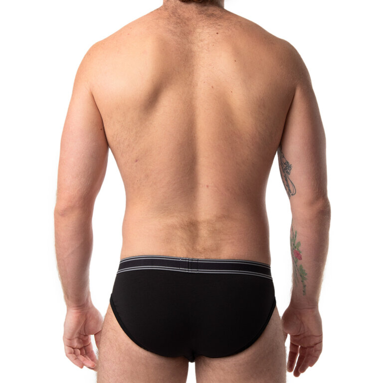 Nasty Pig Nasty Pig Core Bikini Brief - Black/Grey