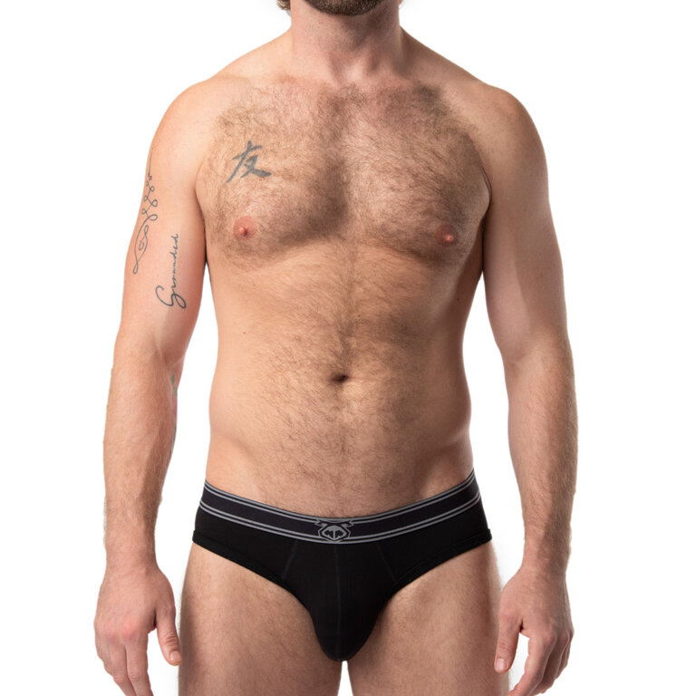 Nasty Pig Nasty Pig Core Bikini Brief - Black/Grey