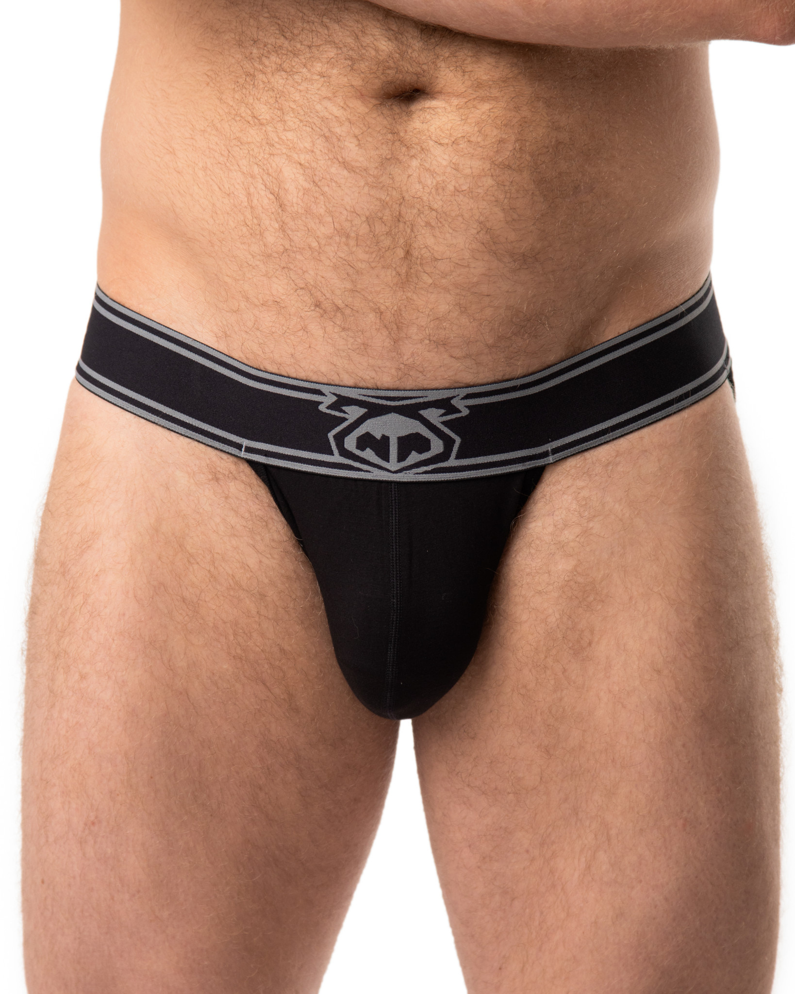 Nasty Pig Core Sport Brief - Black/Grey - Doghouse Leathers
