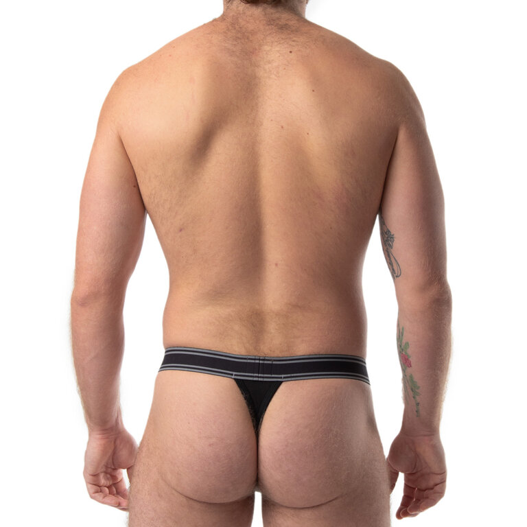 Nasty Pig Nasty Pig Core Thong - Black/Grey