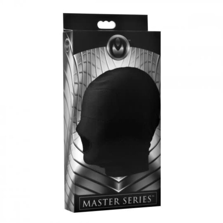 Strict Leather Master Series Spandex Hood with Blindfold and Mouth Hole