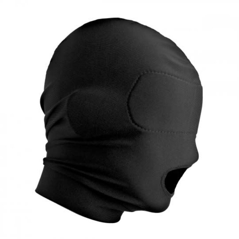 Strict Leather Master Series Spandex Hood with Blindfold and Mouth Hole