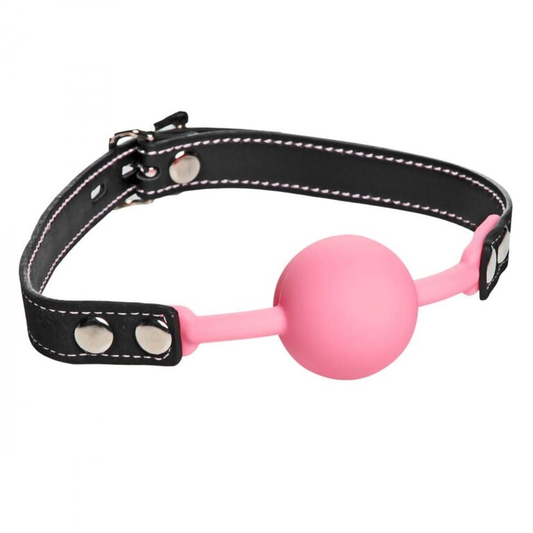 Frisky Frisky Glow Gag Silicone Ball Gag PU Leather