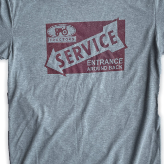 Burly Shirts Burly Shirts Tractor Service Grey