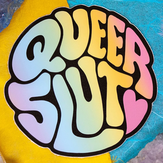 Crushworthy Crushworthy - Queer Slut - Sticker