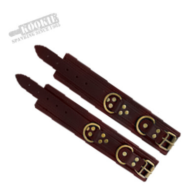 Kookie Kookie - Brass Leather Ankle Restraints