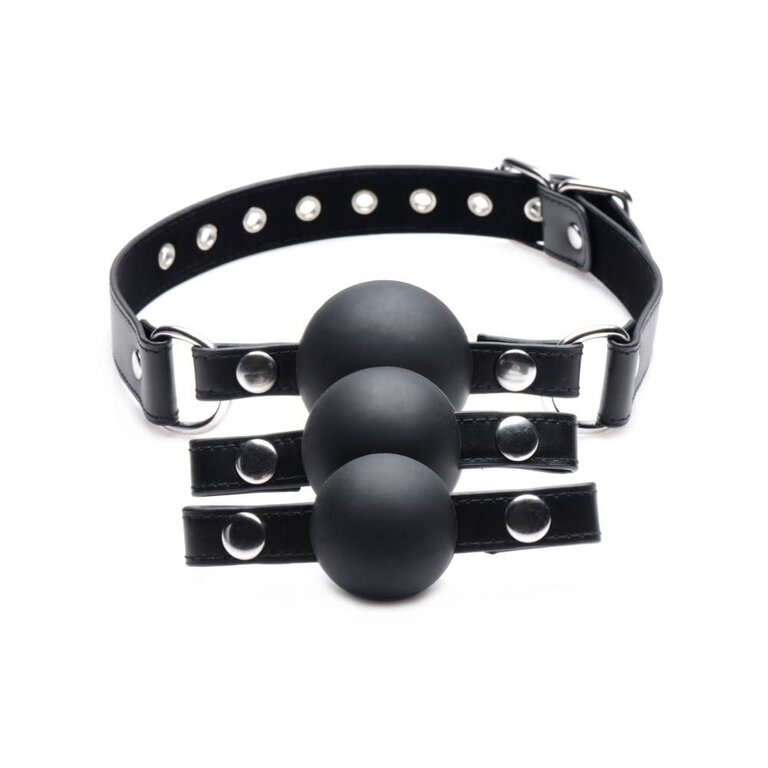 STRICT Strict Interchangeable Silicone Ball Gag Set