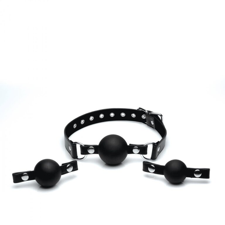 STRICT Strict Interchangeable Silicone Ball Gag Set