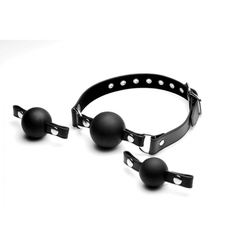 STRICT Strict Interchangeable Silicone Ball Gag Set