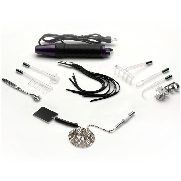 Zeus Electrosex Ultra Neo Violet Wand 10 Piece Set