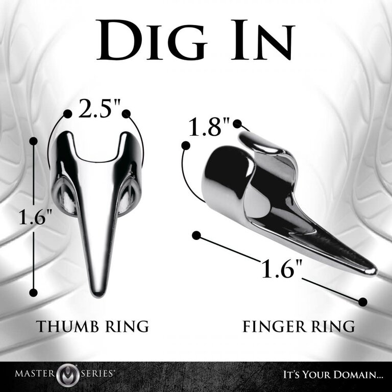 Master Series Master Series Clawed 5pc Sensation Play Rings