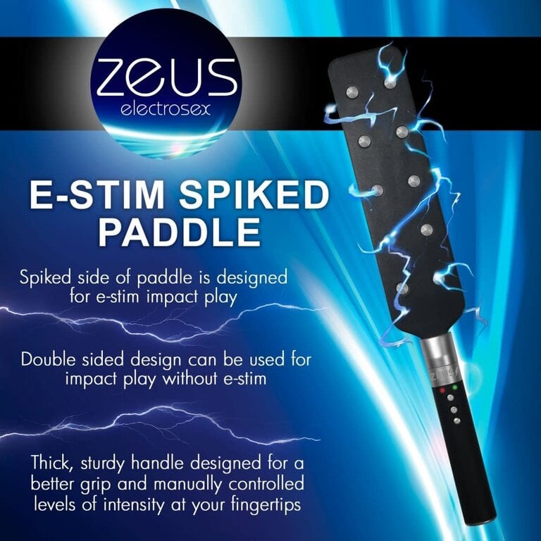 STD - Zeus Electrosex E-stim Spiked Paddle