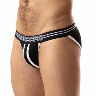 Nasty Pig Nasty Pig Varsity Sport Brief - Black/White
