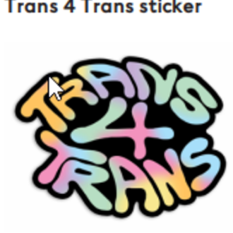 Crushworthy Crushworthy - Trans 4 Trans - Sticker