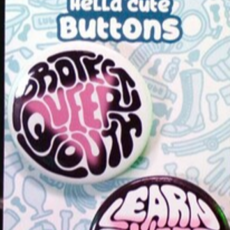 Crushworthy Crushworthy - Protect Queer Youth Queer History - Button-Set