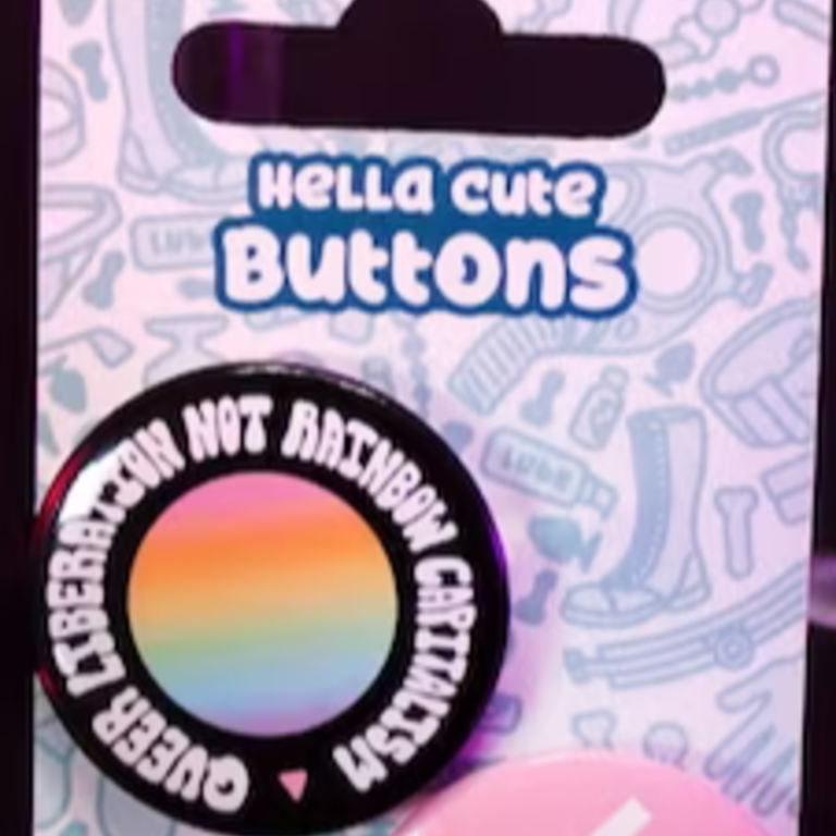 StarBB Toys Crushworthy - Queer Liberation & Queer Antifascist - Button-Set