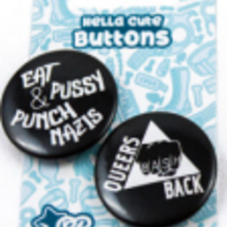 Crushworthy Crushworthy - Punk Lesbian button set