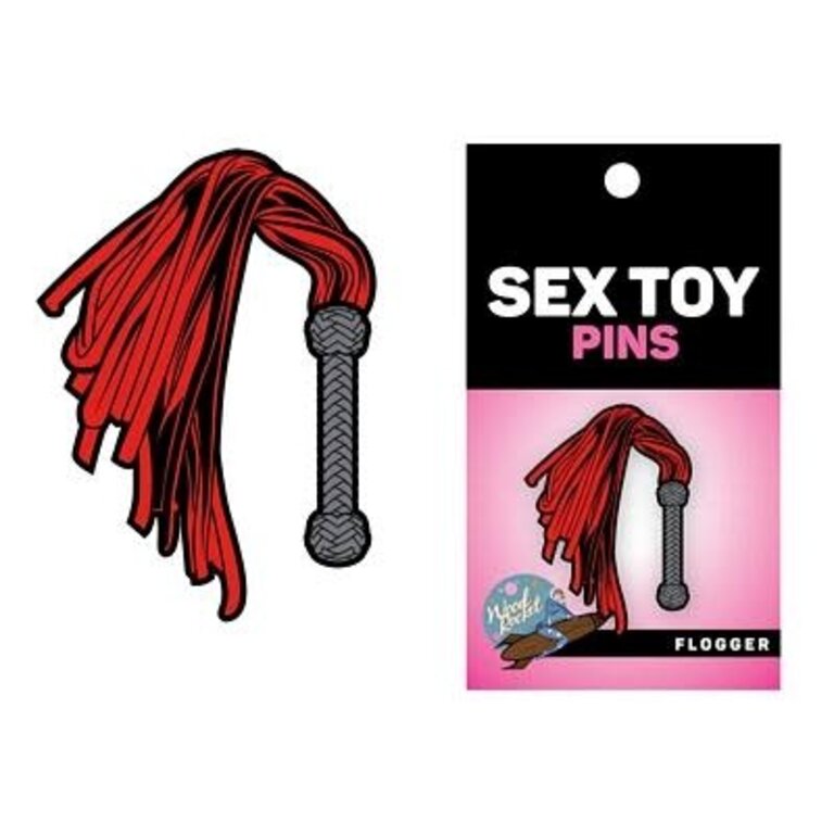 Wood Rocket Wood Rocket Lapel Pin Flogger