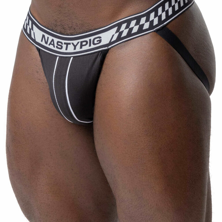 Nasty Pig Nasty Pig Chase Jock Strap - Black/White