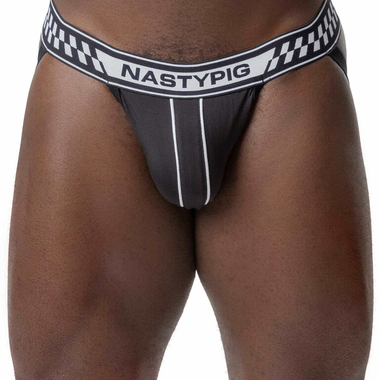 Nasty Pig Nasty Pig Chase Jock Strap - Black/White