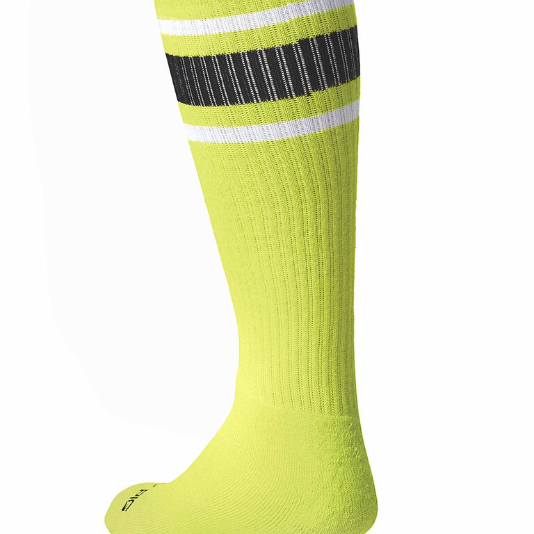 Nasty Pig Nasty Pig Hook'd Up Sport Sock 3.0 - Acid Lime/Black/White