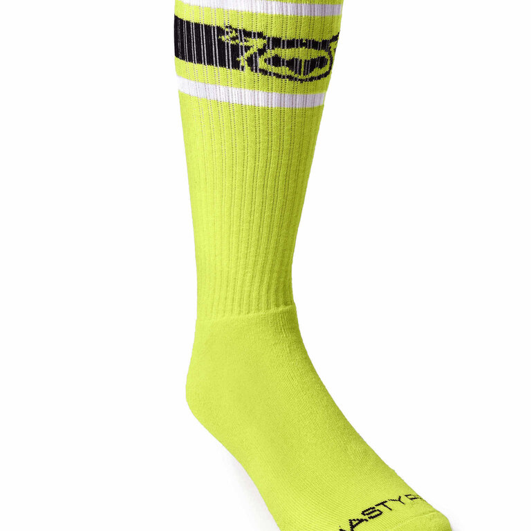 Nasty Pig Nasty Pig Hook'd Up Sport Sock 3.0 - Acid Lime/Black/White