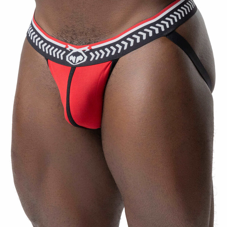 Nasty Pig Nasty Pig Thrust Jock Strap - Red/Black
