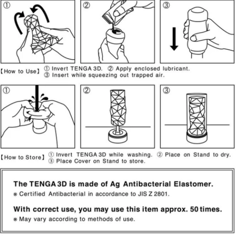 Tenga Tenga 3D Polygon single