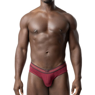 Nasty Pig Nasty Pig Core Bikini Brief - Dark Cardinal/Black
