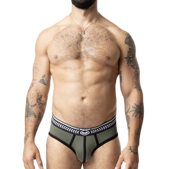 Nasty Pig Nasty Pig Thrust Classic Brief - Army Green/Black